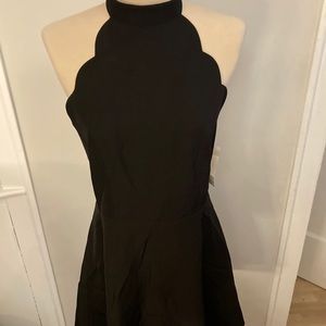 Adorable black halter dress